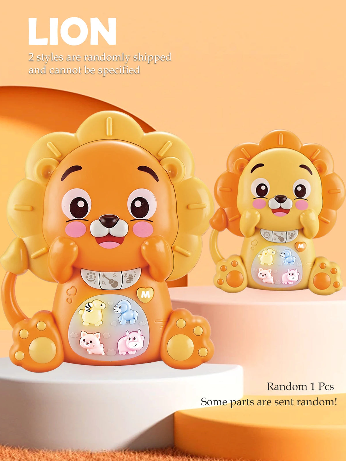 Interactive Musical Piano Toy with Animal Friends