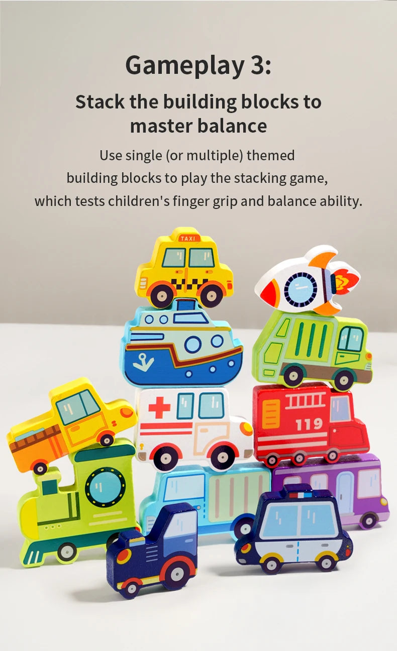 Wooden 3D Jigsaw Puzzle for Kids – Montessori Learning Toy