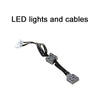 A set of LED lights and cables used for building blocks.