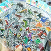 40 Mixed Puffy Animal & Cartoon Sticker Pack for Kids