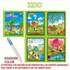 Magic Water Drawing Book for Kids - Reusable Coloring Fun