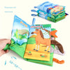 A set of silicone baby books featuring animals like a frog and horse with crinkle sounds.