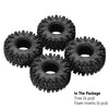 Swamp Claw 1.0" RC Crawler Tires (64mm) for 1/18 & 1/24 Scale Trucks