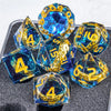 Eye Dice Set – 7-Piece Resin Polyhedral Dice for Horror RPG Games