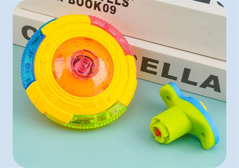 Light-Up Spinning Tops with Flashing Effects