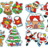 A collection of diamond painting kits featuring Christmas and winter holiday characters and scenes.