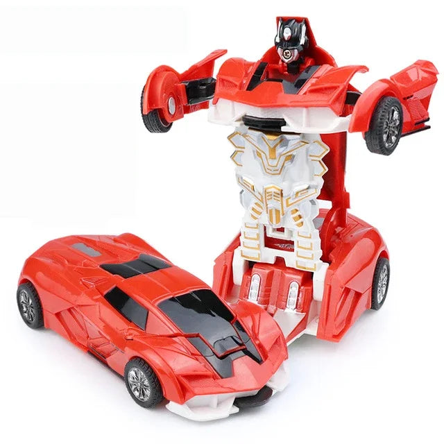 2-in-1 Transforming Robot Car Toy