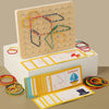 Wooden Geoboard Shape Learning Toy for Kids