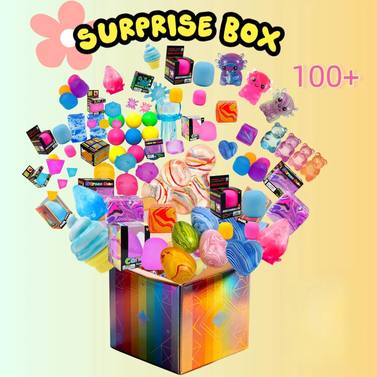 Mystery Squishy Surprise Box – Novelty Stress Relief Toy
