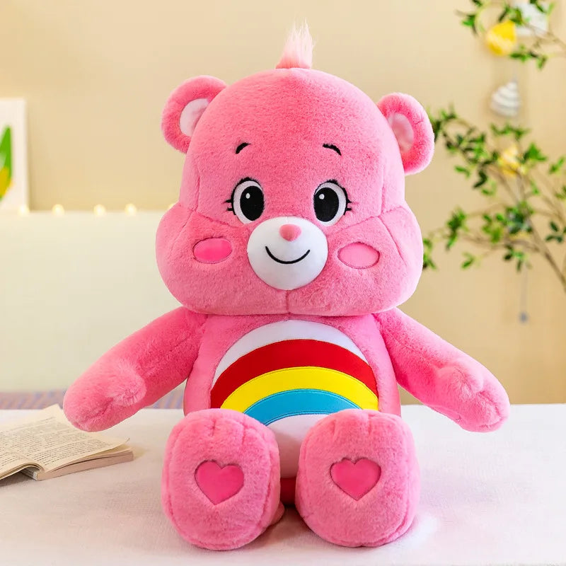 Rainbow Bear Plush Toy – Soft & Colorful Companion