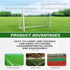 Portable Foldable Soccer Goal Set with Ball and Pump