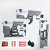 Compact Alloy Folding Blaster Pistol with Soft Bullets