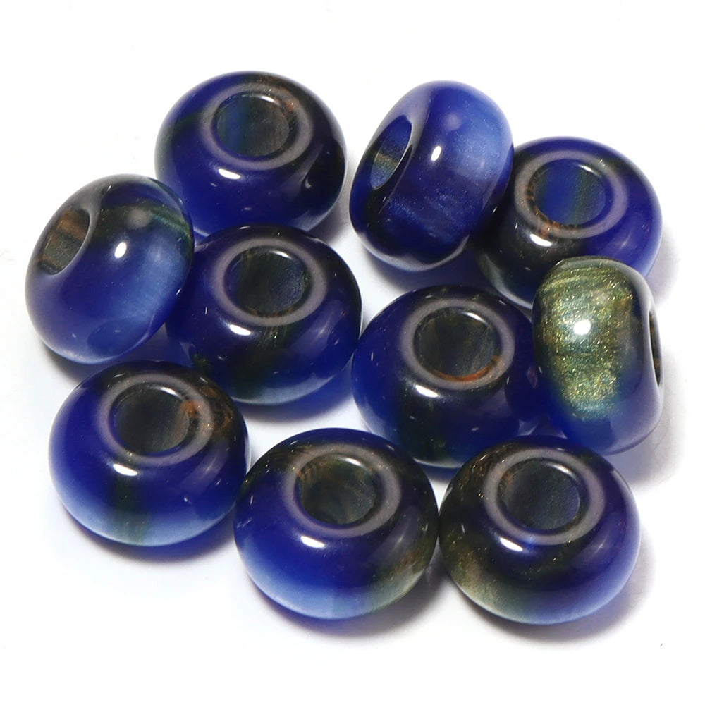 Colorful Resin Spacer Beads for Jewelry Making