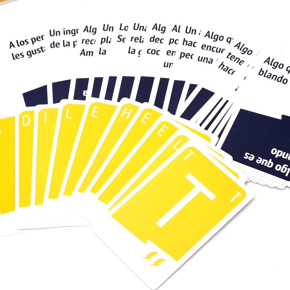 Fast Word Card Game for Parties and Family Game Nights