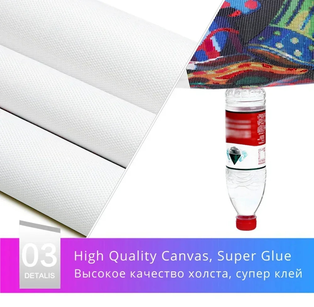 The Vampire Diaries 5D Diamond Painting Kit – Full Round Drill Crystal Art for DIY Home Decor