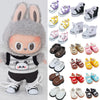 Casual sneakers for 17cm Labubu dolls featuring various styles and colors