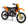 Orange and black 1:18 scale KTM 450 SX-F diecast motorcycle model