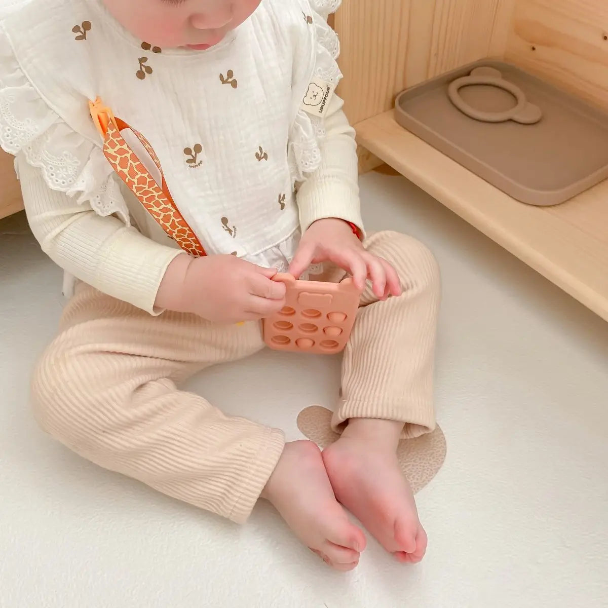 Baby Silicone Remote Control Teether Toy for Soothing Gums