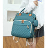 Large Waterproof Diaper Bag Backpack with Insulated Bottle Pocket