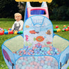 Foldable Kids Ball Pit with Basketball Hoop