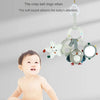 Rainbow Animal Plush Stroller Toy for Babies 0-3 Years
