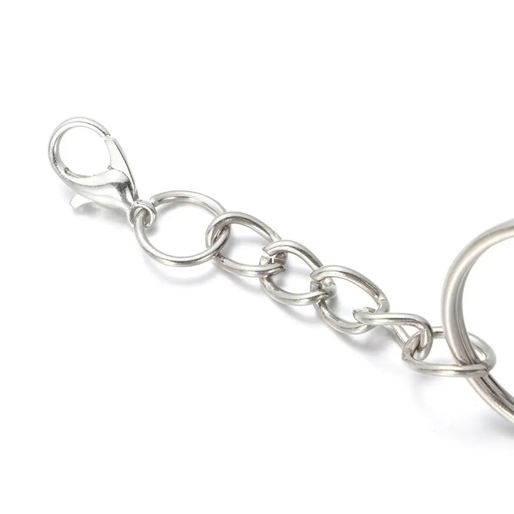 Transparent Dog Fur Keepsake Keychain