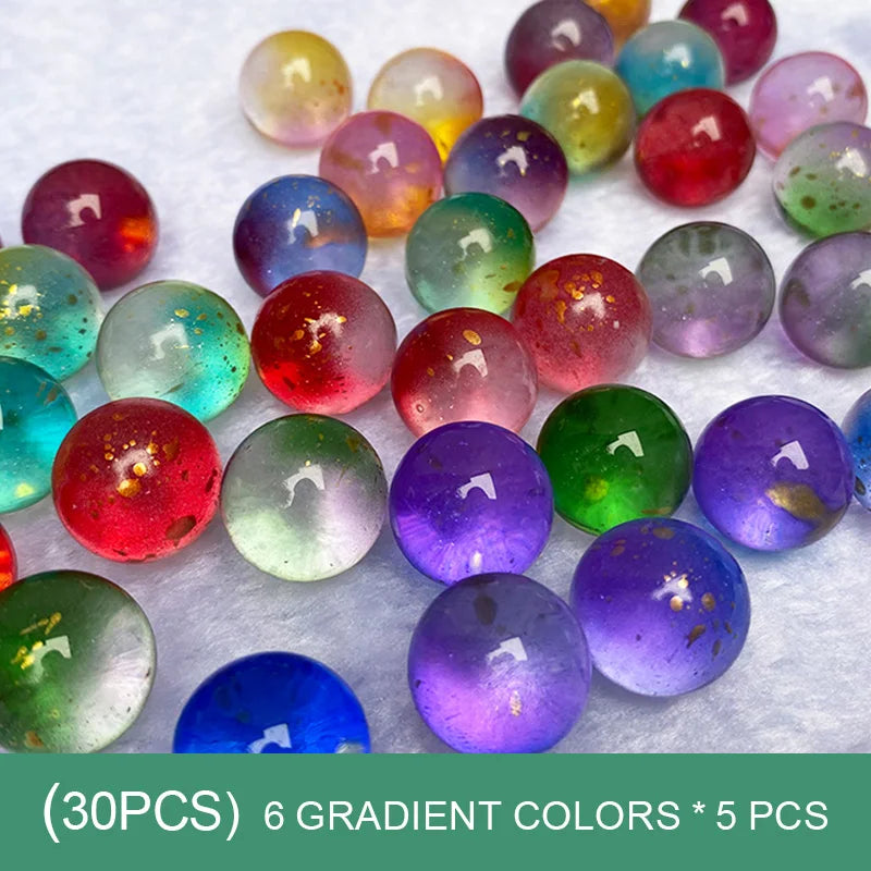 Colorful Glass Marbles for Play, Decor & Craft Projects