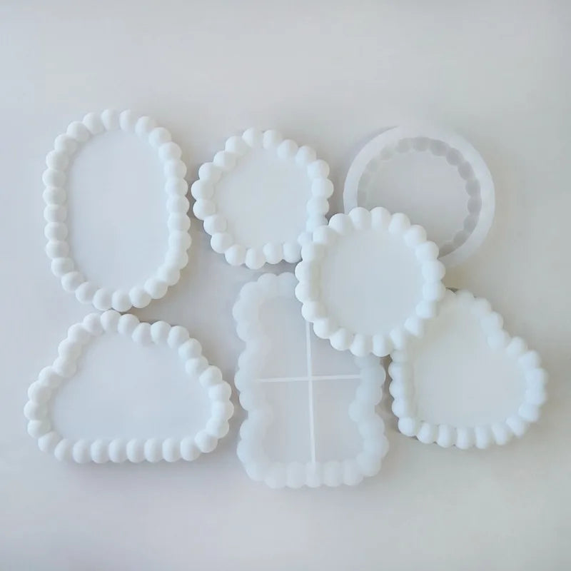 Bubble Resin Coaster Tray Molds for DIY Craft Projects