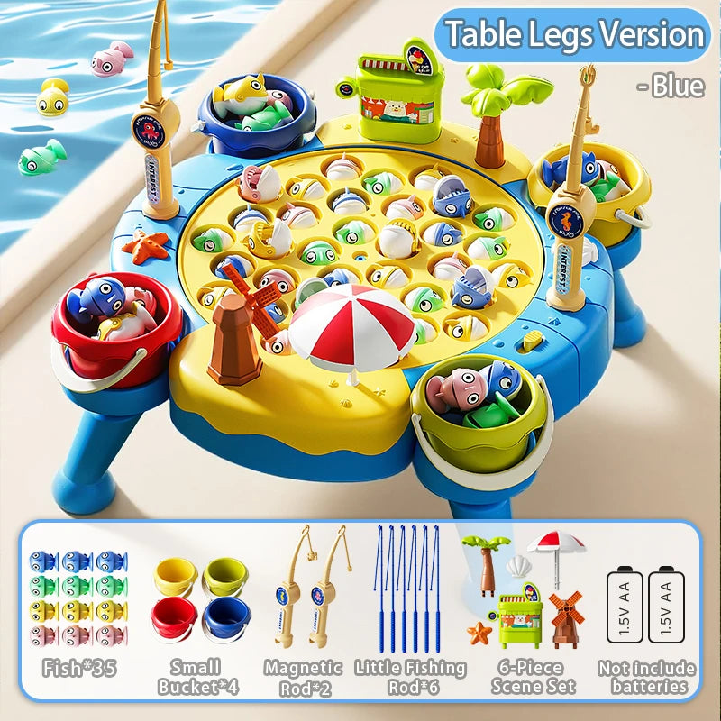 Magnetic Fishing Game with 360° Rotation – Educational Toy for Kids