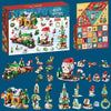 24-Day Christmas Advent Calendar with DIY Tree & Train Set