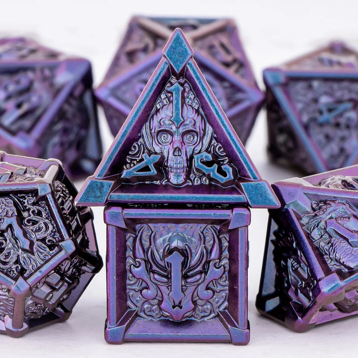 Precision Metal Polyhedral Dice Set for RPG & Tabletop Gaming
