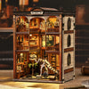 DIY Wooden Dinosaur Book Nook Kit with LED Lights