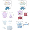 6-Piece Fashion Outfit Set for 10-Inch Reborn Dolls