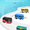 Pull-Back Mini Bus Toy with Openable Doors