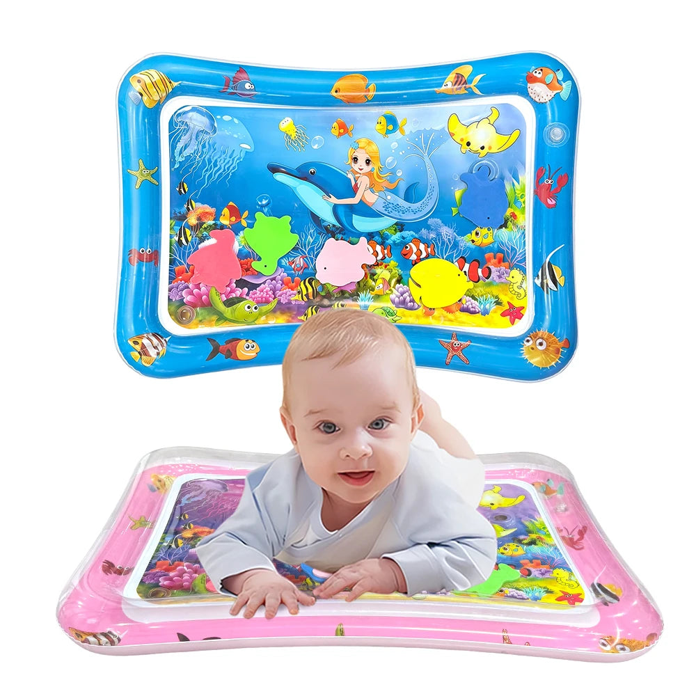 Inflatable Underwater World Water Play Mat for Babies