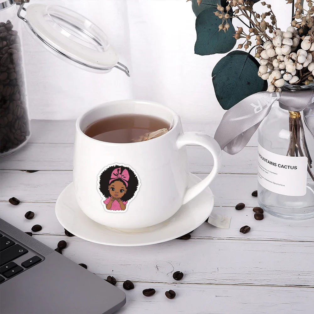 Inspirational Black Girls Sticker Pack for Laptops, Snowboards, and More