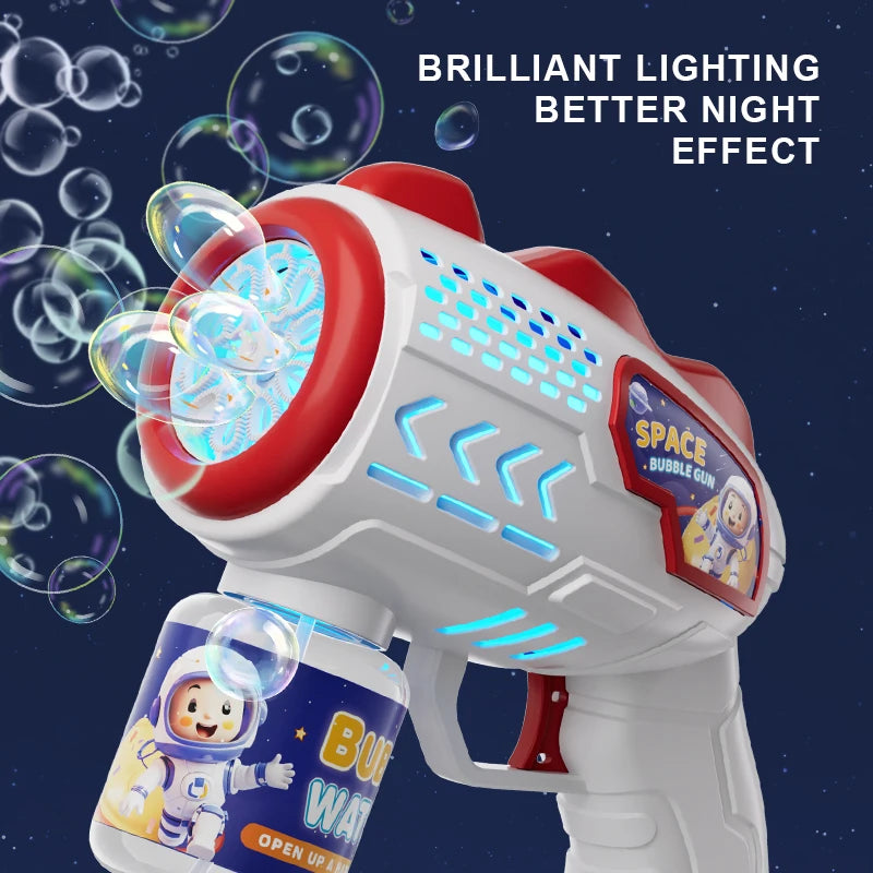 Astronaut Bubble Blaster - Automatic Bubble Machine Gun for Kids