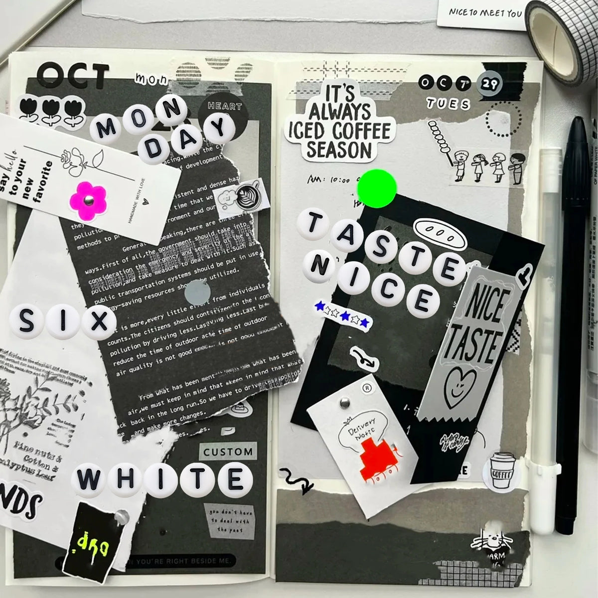 Alphabet Letter Stickers for Scrapbooking, Journals & DIY Crafts