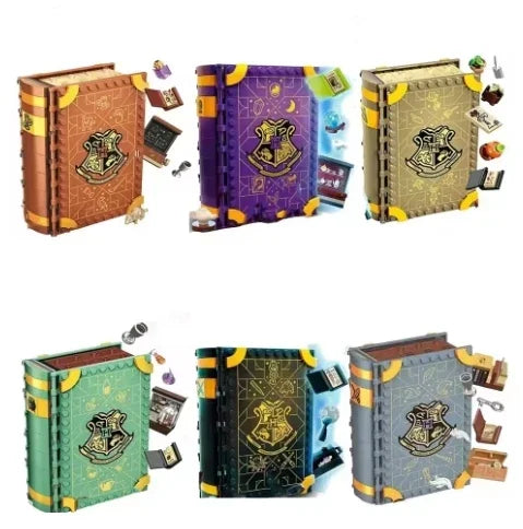 Magic Book Building Blocks Set – 6 Enchanted Worlds to Build