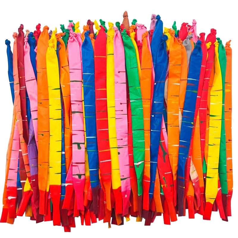 Colorful Rocket Balloons (100 Pack) – Flying Scream Party Balloons for Kids' Birthdays
