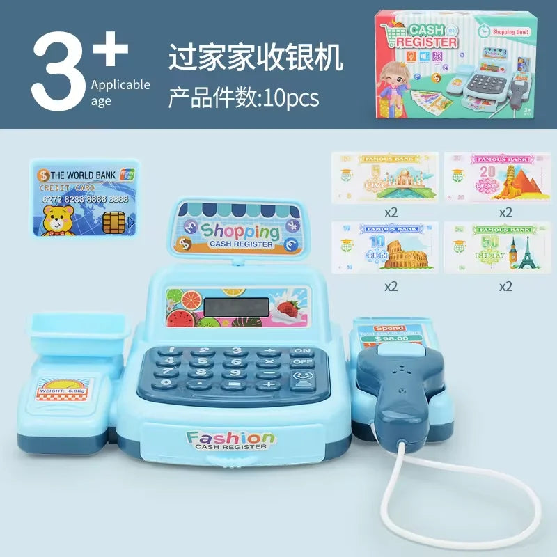 Kids Cash Register Toy with Lights and Sounds