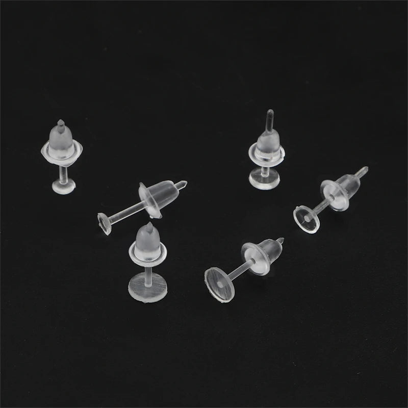Invisible Plastic Earrings for DIY Jewelry Making