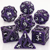 Hollow Metal Polyhedral Dragon Dice Set