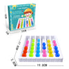 Rainbow Ball Sorting Board Game for Kids