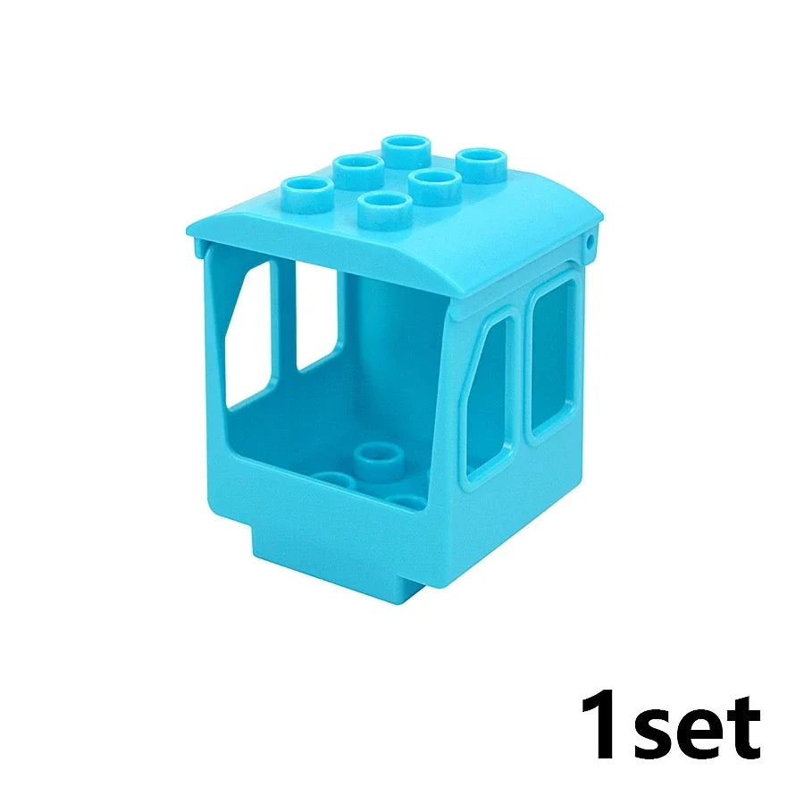 Large Building Blocks Traffic Series Vehicles Set