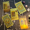 Gold Foil Waterproof Tarot Card Deck with Guidebook