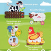 Soft Felt Farm Animal Busy Book for Toddlers