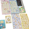 A collection of cute 3D jelly stickers featuring various cats and animals for crafting projects