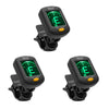 Rotatable Clip-On Tuner with LCD Display for Guitar, Bass, Ukulele & More