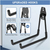 Heavy Duty Steel Wall Mount Hooks for Garage & Garden Organization